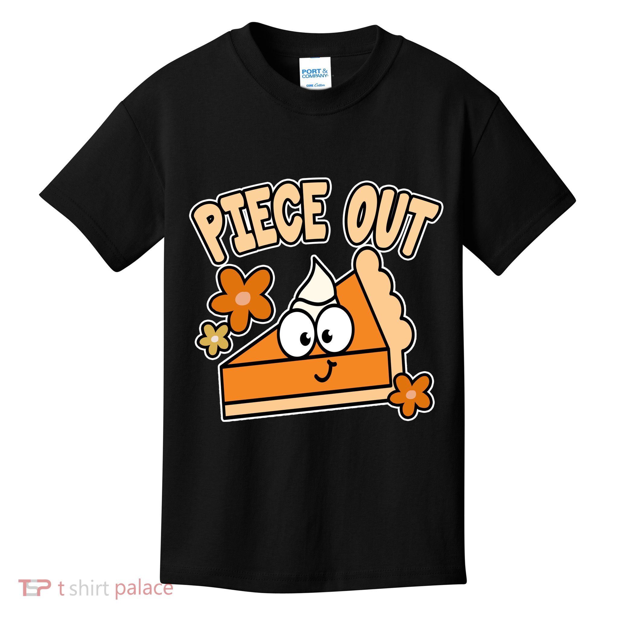 Piece Out Pumpkin Pie Funny Kids T-Shirt