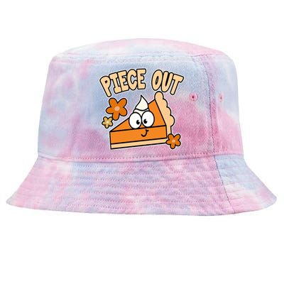 Piece Out Pumpkin Pie Funny Tie-Dyed Bucket Hat