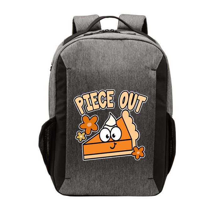 Piece Out Pumpkin Pie Funny Vector Backpack