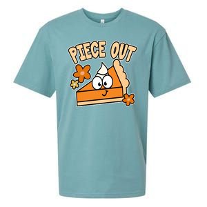 Piece Out Pumpkin Pie Funny Sueded Cloud Jersey T-Shirt