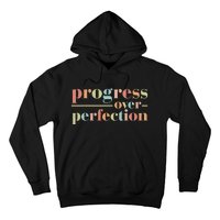 Progress Over Perfection Back to School Teacher Hoodie