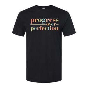 Progress Over Perfection Back to School Teacher Softstyle CVC T-Shirt