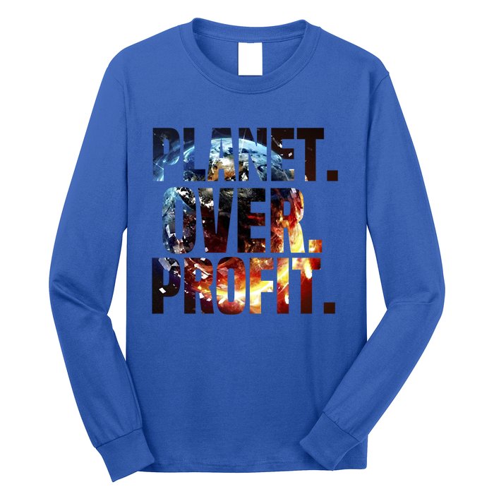 Planet Over Profit Earth Day 2022 Invest In Our Planet Gift Long Sleeve Shirt