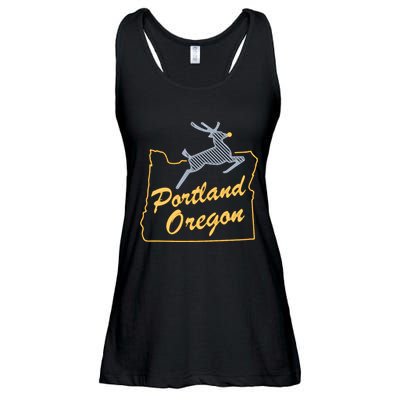 Portland Oregon Ladies Essential Flowy Tank