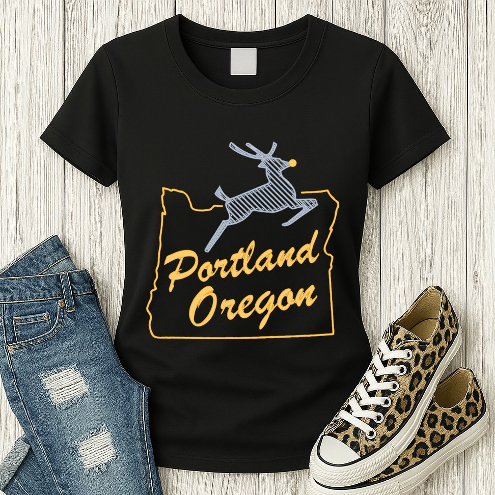 Portland Oregon Womens T-Shirt