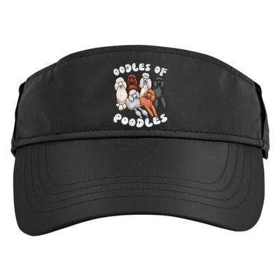 Poodle Of Poodles Poodle Lover Adult Drive Performance Visor