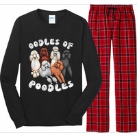 Poodle Of Poodles Poodle Lover Long Sleeve Pajama Set