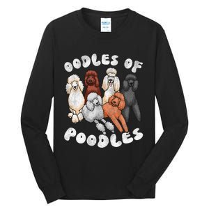 Poodle Of Poodles Poodle Lover Tall Long Sleeve T-Shirt