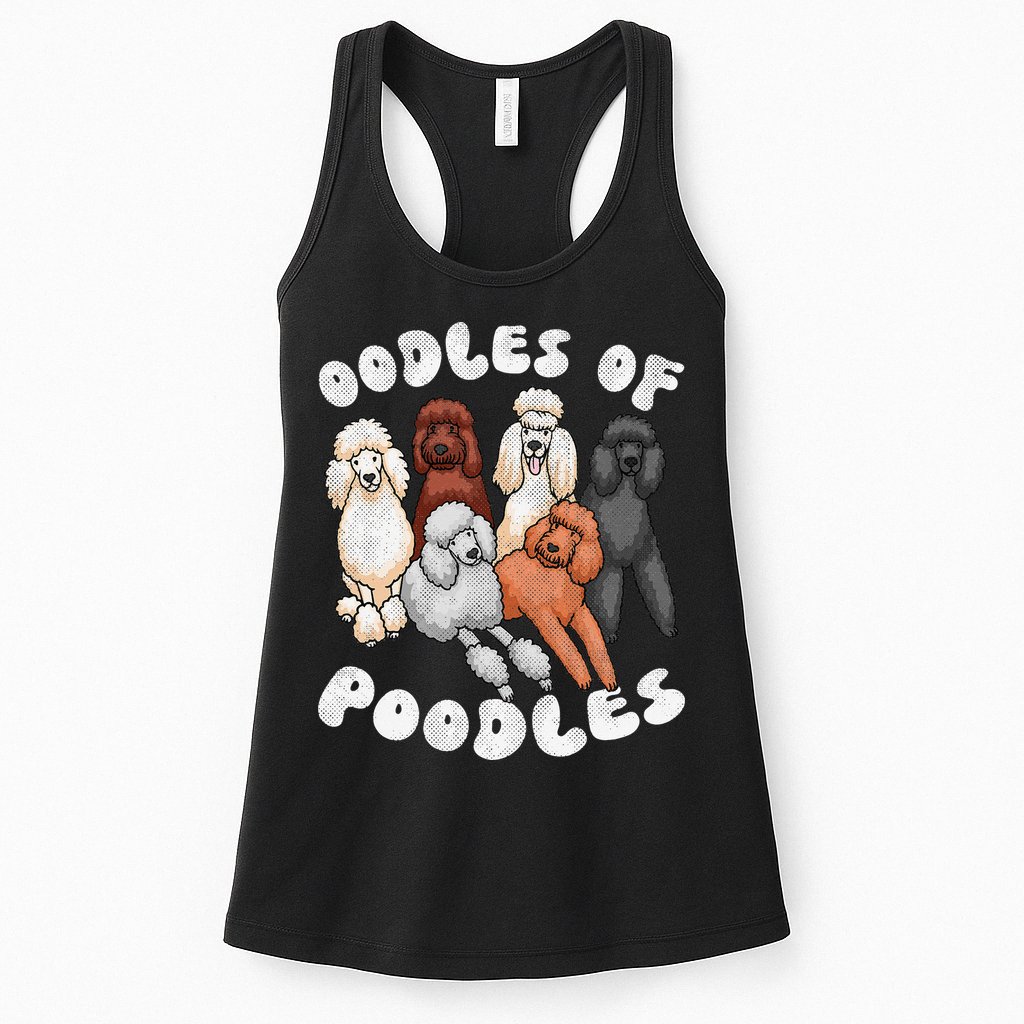 Poodle Of Poodles Poodle Lover Womens Tank Top