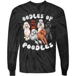 Poodle Of Poodles Poodle Lover Tie-Dye Long Sleeve Shirt