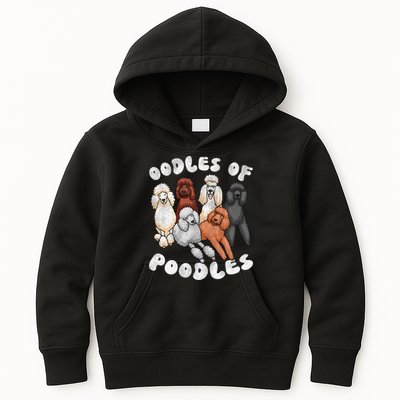 Poodle Of Poodles Poodle Lover Kids Hoodie