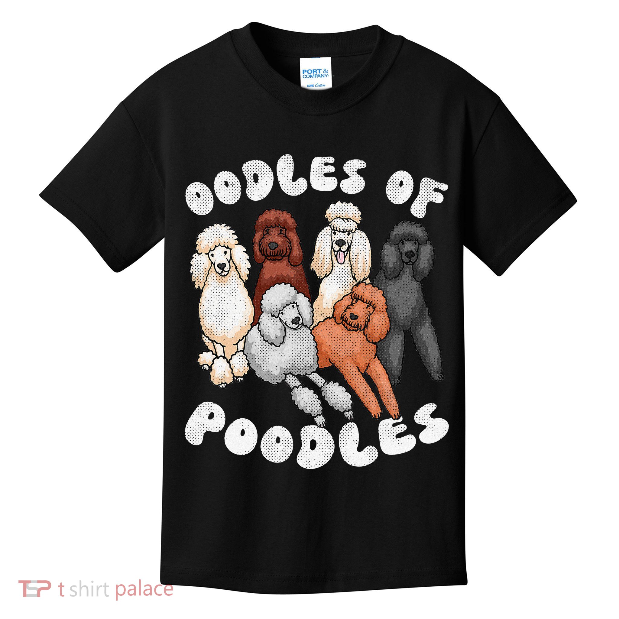 Poodle Of Poodles Poodle Lover Kids T-Shirt