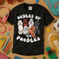 Poodle Of Poodles Poodle Lover Kids T-Shirt