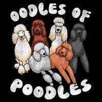 Poodle Of Poodles Poodle Lover Kids T-Shirt