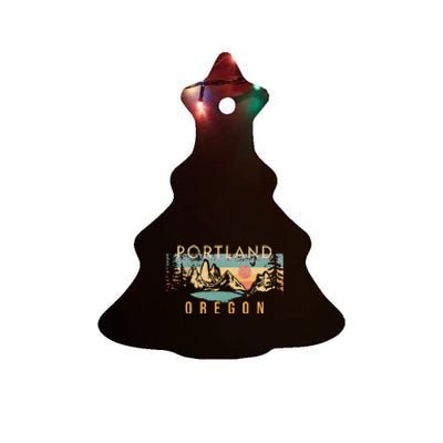 Portland Oregon Ceramic Tree Ornament