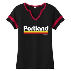 Portland Oregon Ladies Halftime Notch Neck Tee