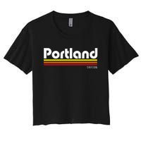 Portland Oregon Women's Crop Top Tee