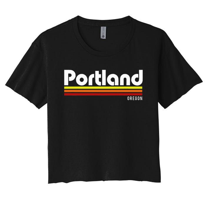 Portland Oregon Women's Crop Top Tee