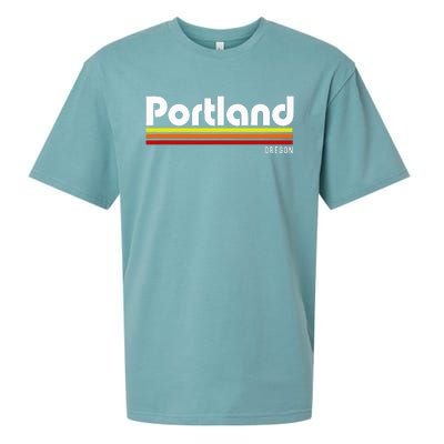 Portland Oregon Sueded Cloud Jersey T-Shirt