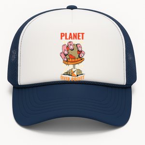 Planet Over Profit Gift Trucker Hat