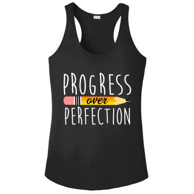 Progress Over Perfection Ladies PosiCharge Competitor Racerback Tank