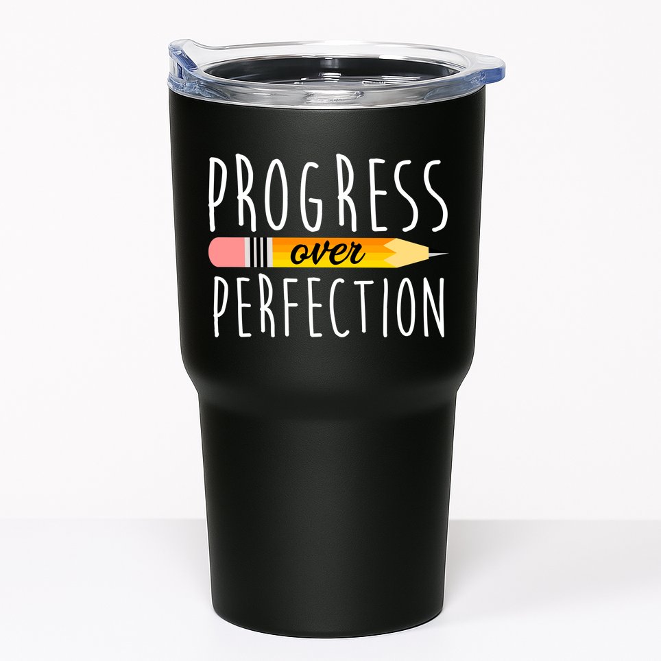 Progress Over Perfection Tumbler