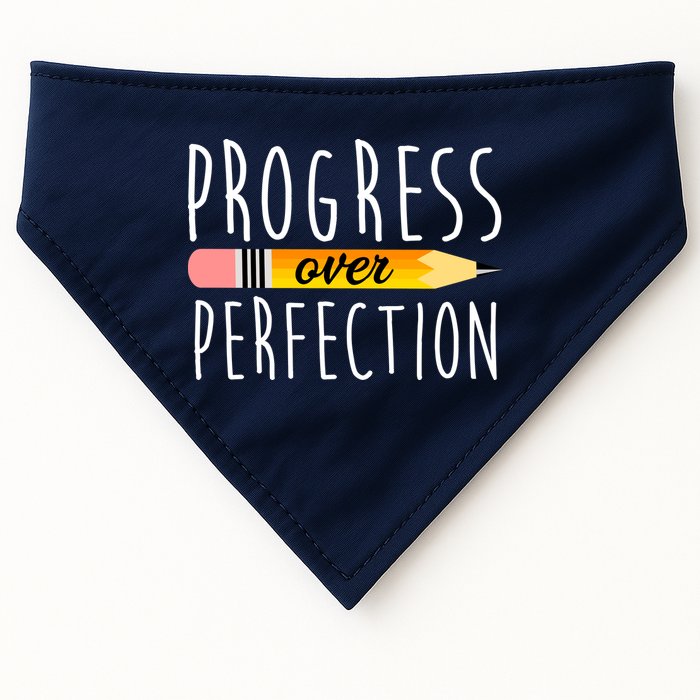 Progress Over Perfection USA-Made Doggie Bandana