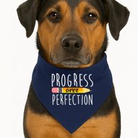 Progress Over Perfection USA-Made Doggie Bandana