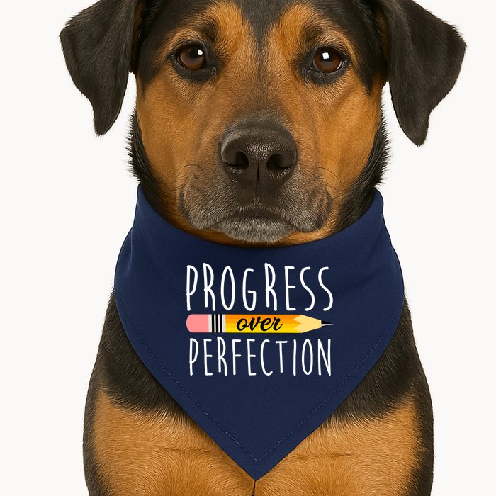 Progress Over Perfection USA-Made Doggie Bandana