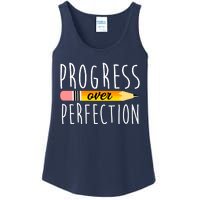 Progress Over Perfection Ladies Essential Tank