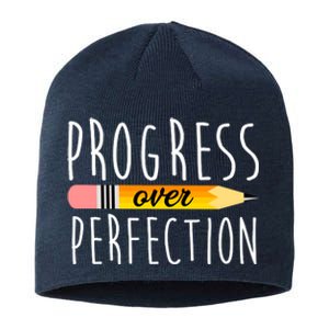 Progress Over Perfection Sustainable Beanie