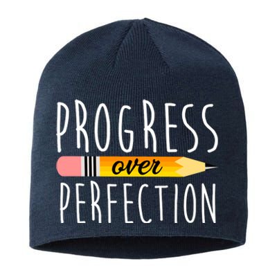 Progress Over Perfection Sustainable Beanie