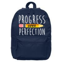 Progress Over Perfection 16 in Basic Backpack