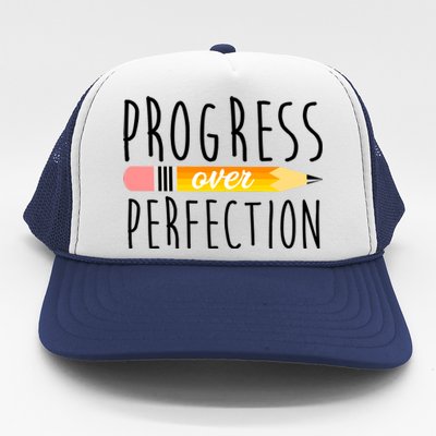 Progress Over Perfection Trucker Hat