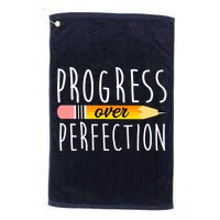 Progress Over Perfection Golf Towel