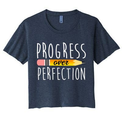 Progress Over Perfection Crop Top