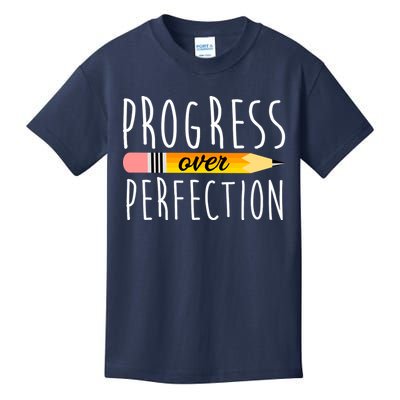 Progress Over Perfection Kids T-Shirt