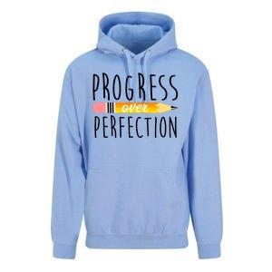 Progress Over Perfection Unisex Surf Hoodie