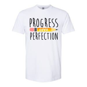 Progress Over Perfection Softstyle CVC T-Shirt