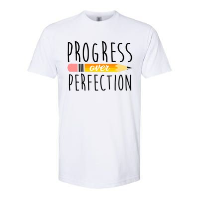 Progress Over Perfection Softstyle® CVC T-Shirt