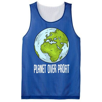 Planet Over Profit Recycle Save The Environt Earth Day Gift Mesh Reversible Basketball Jersey Tank