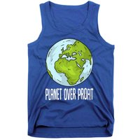 Planet Over Profit Recycle Save The Environt Earth Day Gift Tank Top