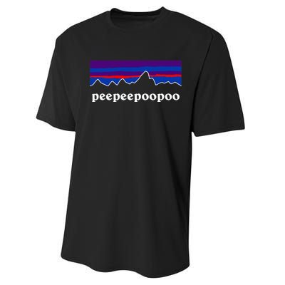 Peepee.Poopoo Outdoors Peepeepoopoo Performance Sprint T-Shirt