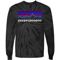 Peepee.Poopoo Outdoors Peepeepoopoo Tie-Dye Long Sleeve Shirt