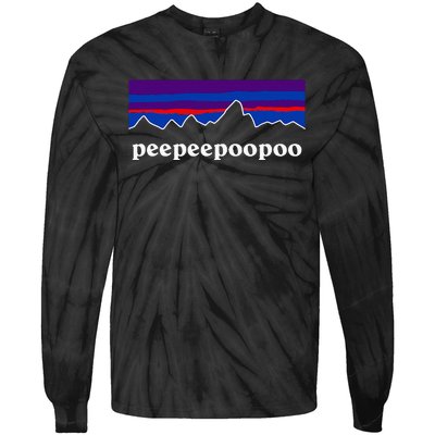 Peepee.Poopoo Outdoors Peepeepoopoo Tie-Dye Long Sleeve Shirt