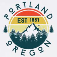 Portland Oregon Tall T-Shirt