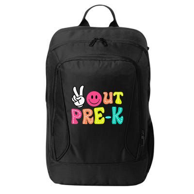Peace Out Prek Graduation Class Of 2024 Last Day Of School City Backpack