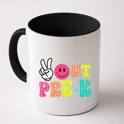 Peace Out Prek Graduation Class Of 2024 Last Day Of School Mug