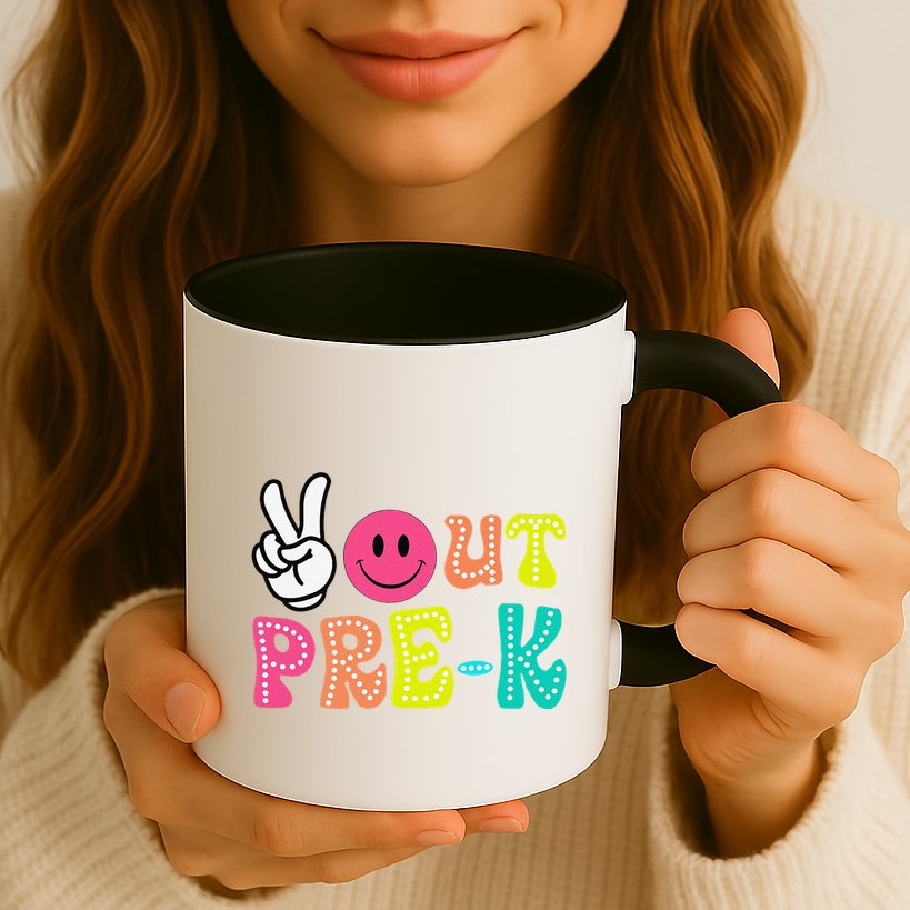 Peace Out Prek Graduation Class Of 2024 Last Day Of School Mug
