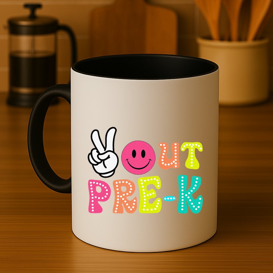 Peace Out Prek Graduation Class Of 2024 Last Day Of School Mug